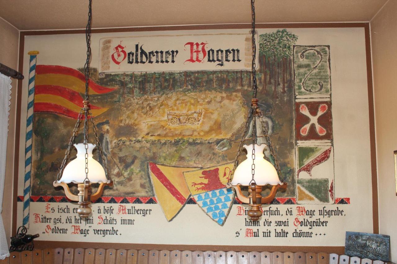 Hotel Zum Goldenen Wagen 마울부르크 외부 사진